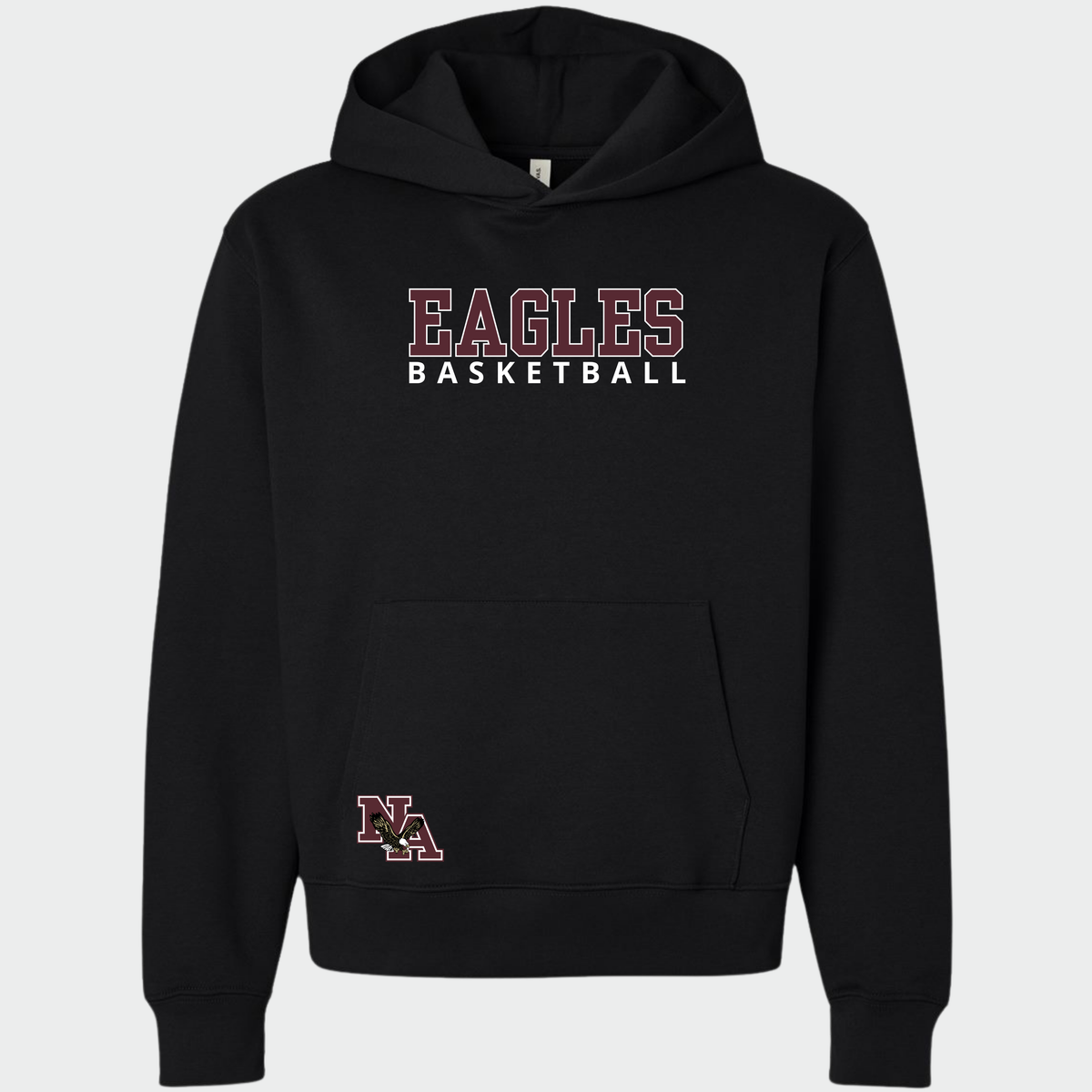 NAGTB: Eagles Basketball, Heavyweight Hooded Sweatshirt