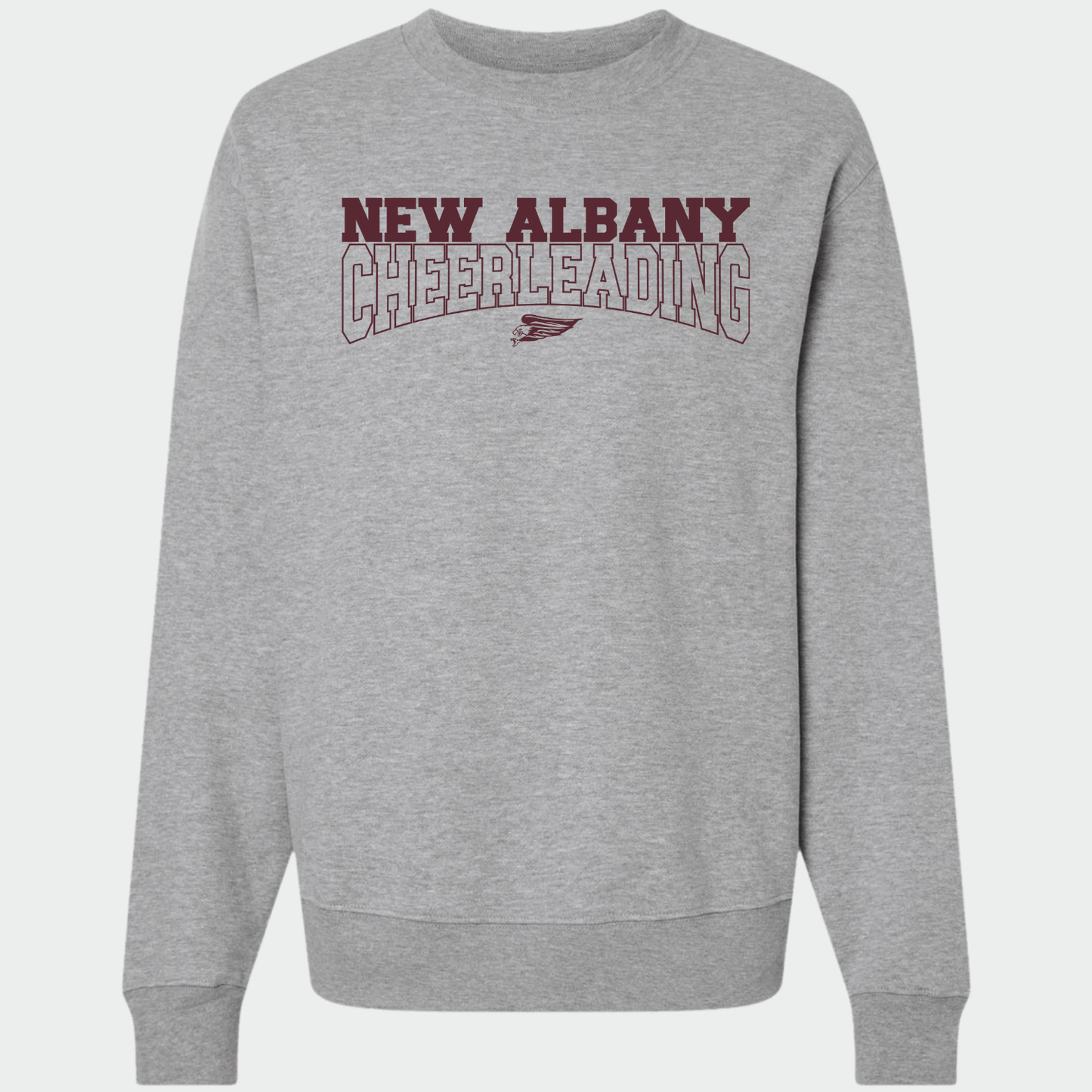 NAYCHEER: New Albany Cheerleading Heavyweight Crew Sweatshirt