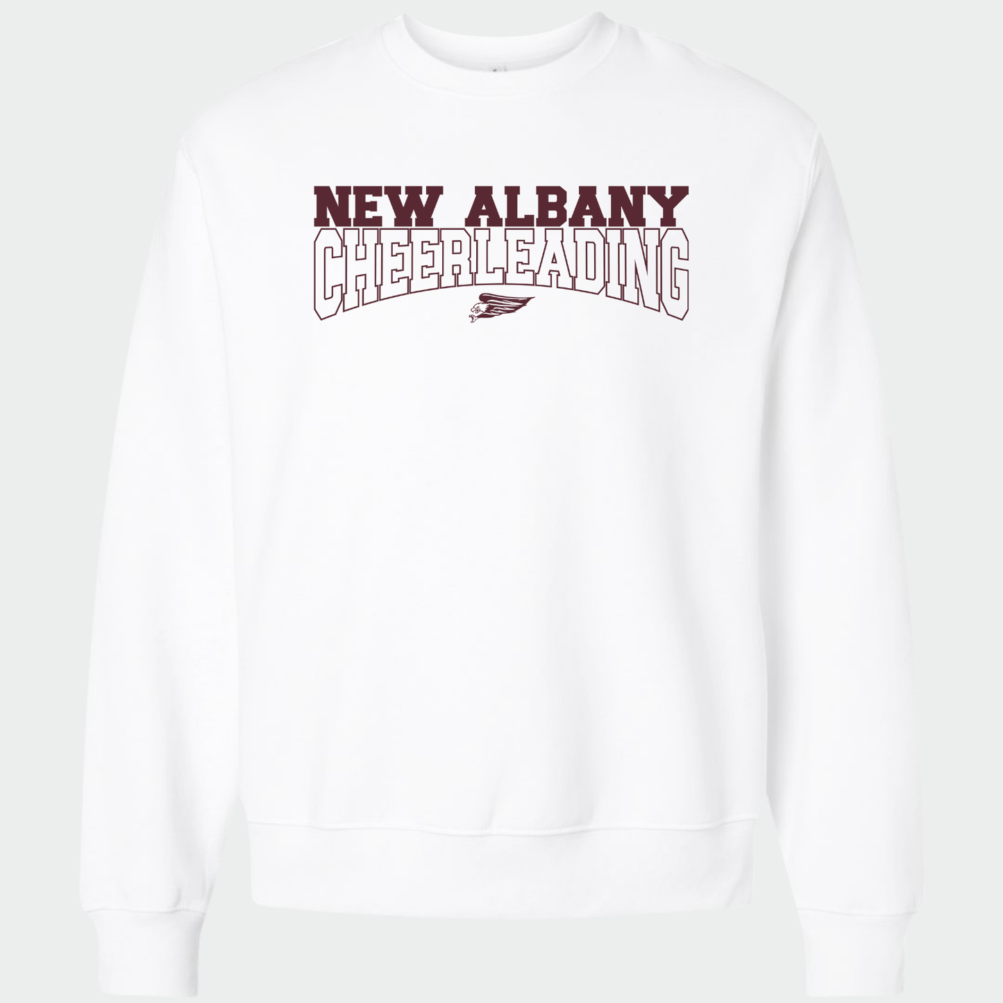 NAYCHEER: New Albany Cheerleading Heavyweight Crew Sweatshirt