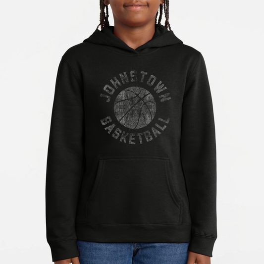 JYAA: Johnstown Basketball *distressed graphic* Hooded Sweatshirt