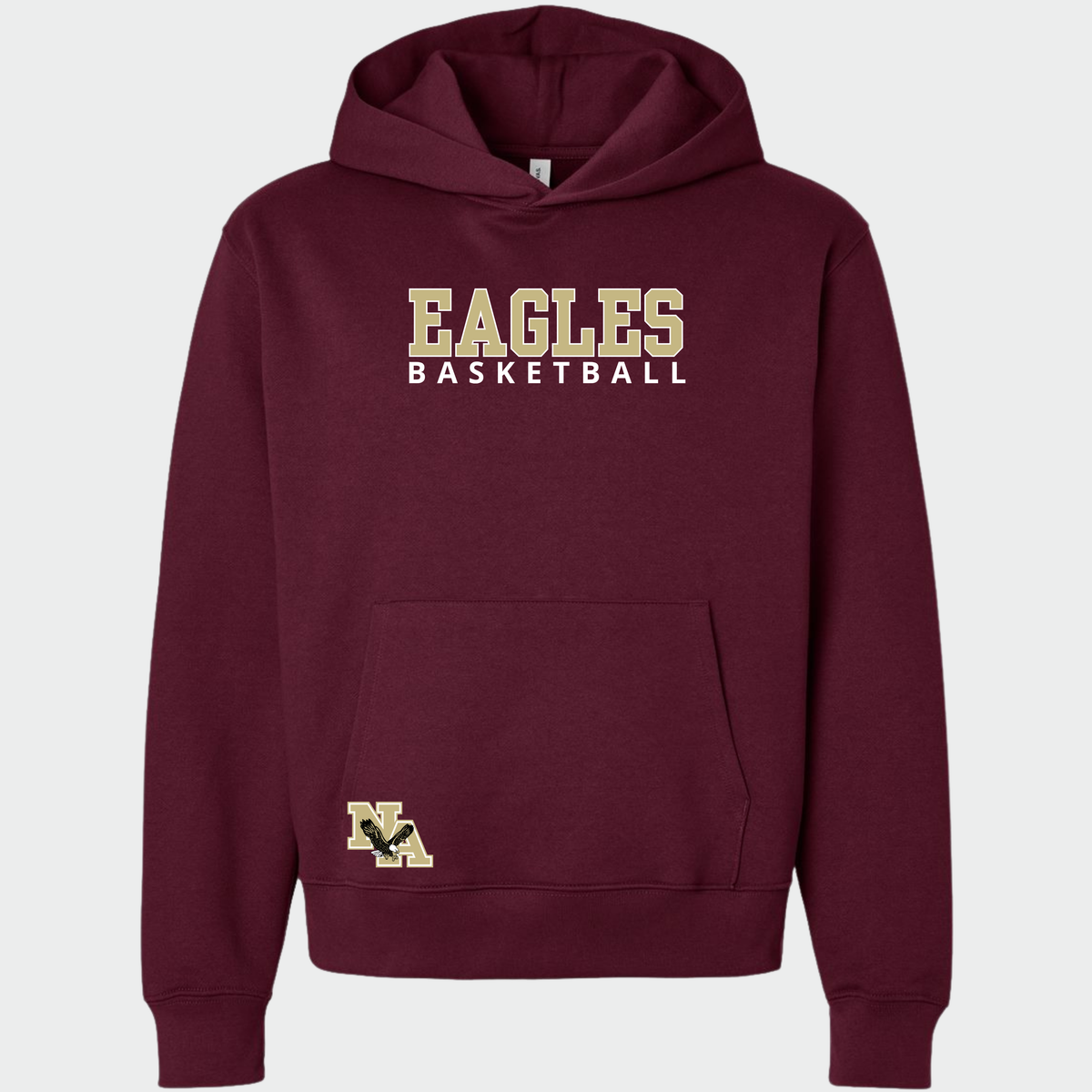NAGTB: Eagles Basketball, Heavyweight Hooded Sweatshirt
