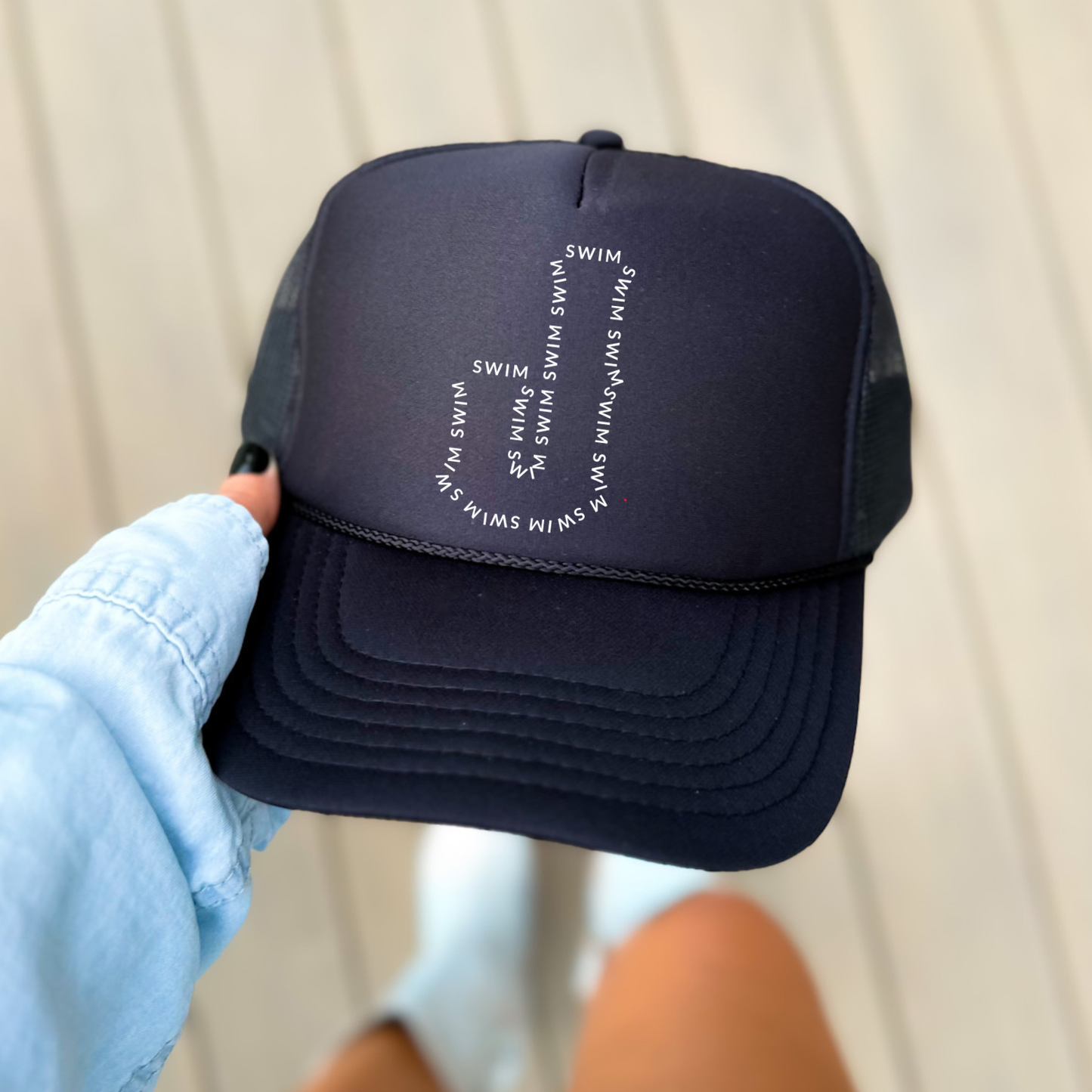 JS: Johnstown Swim Outline Foam Trucker Hat