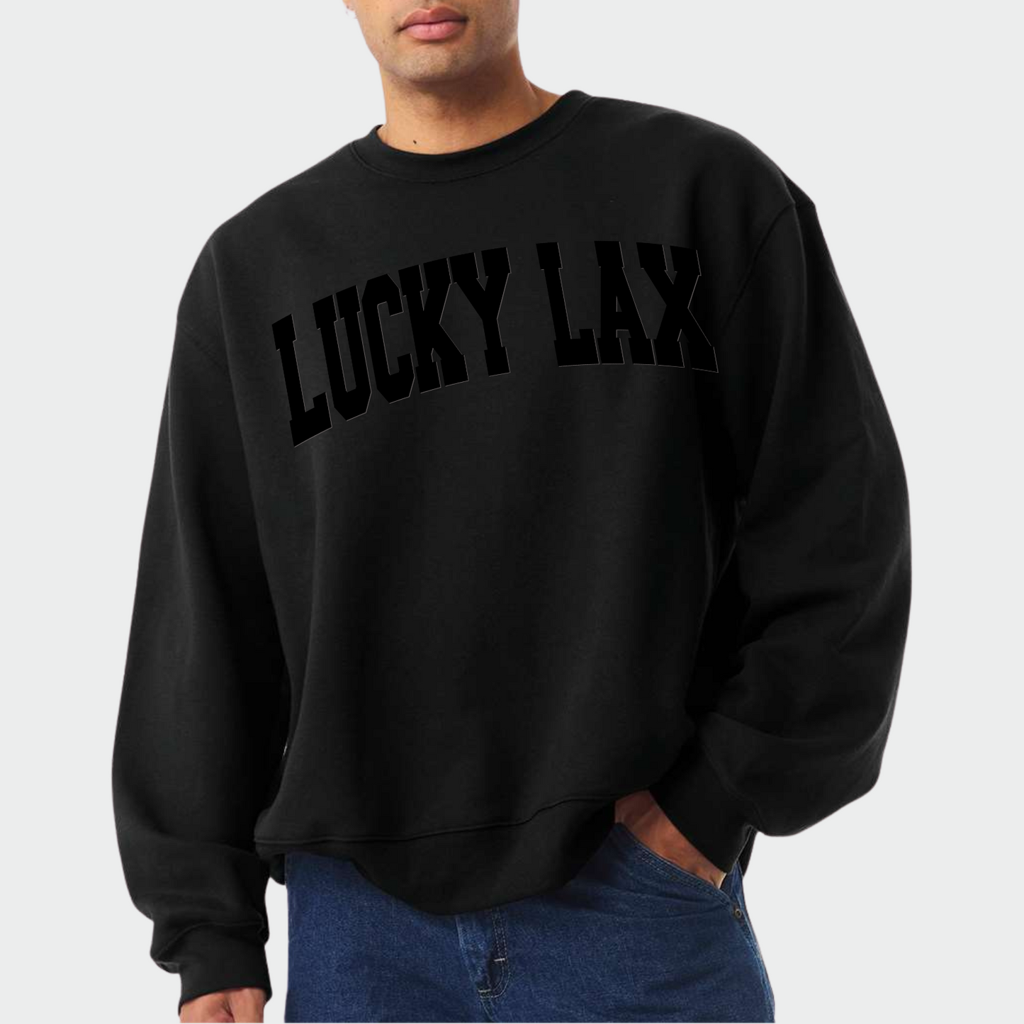 Lucky Lax: Heavyweight Crew Sweatshirt 3D Print