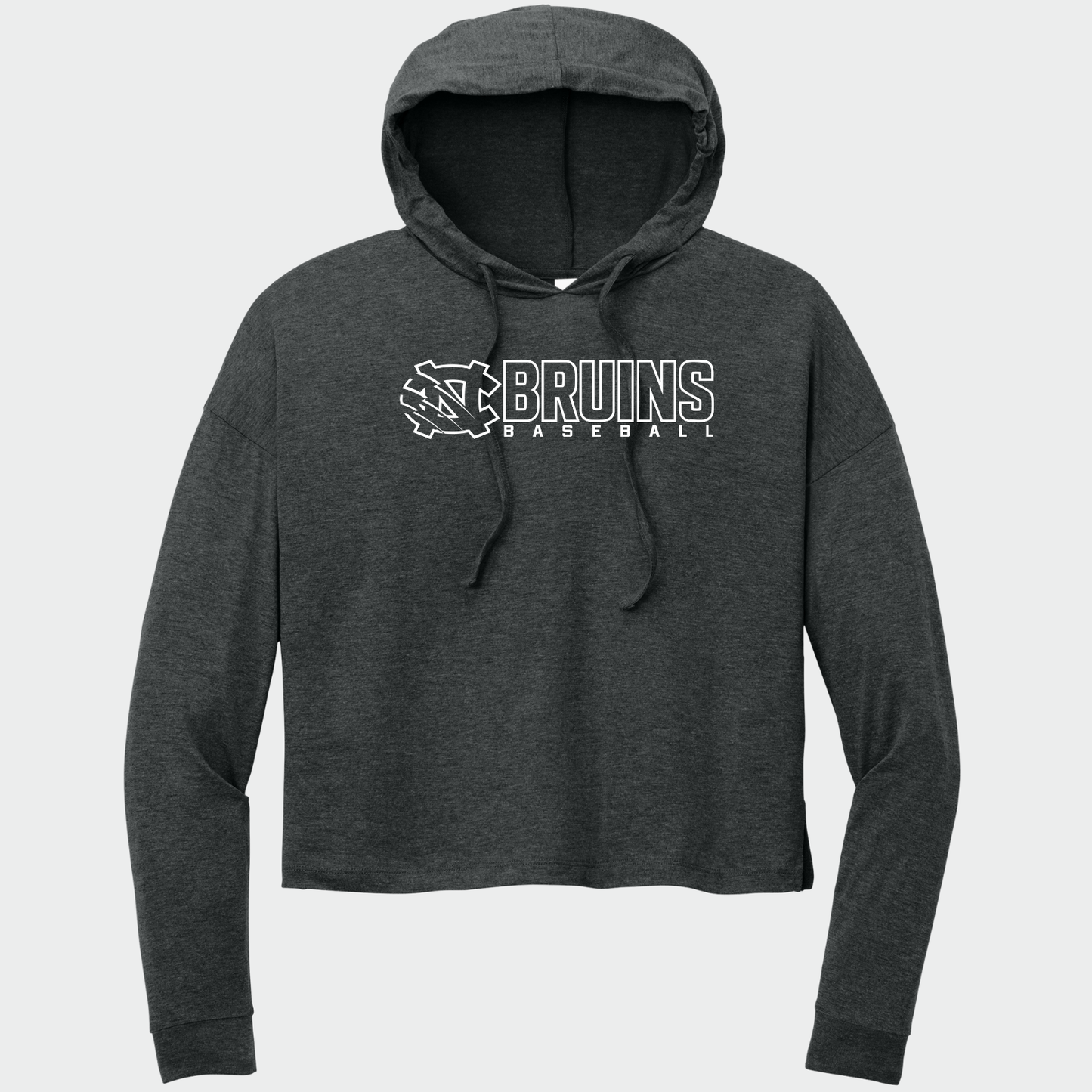BRUINS: Women's Triblend Long Sleeve Hooded T-Shirt