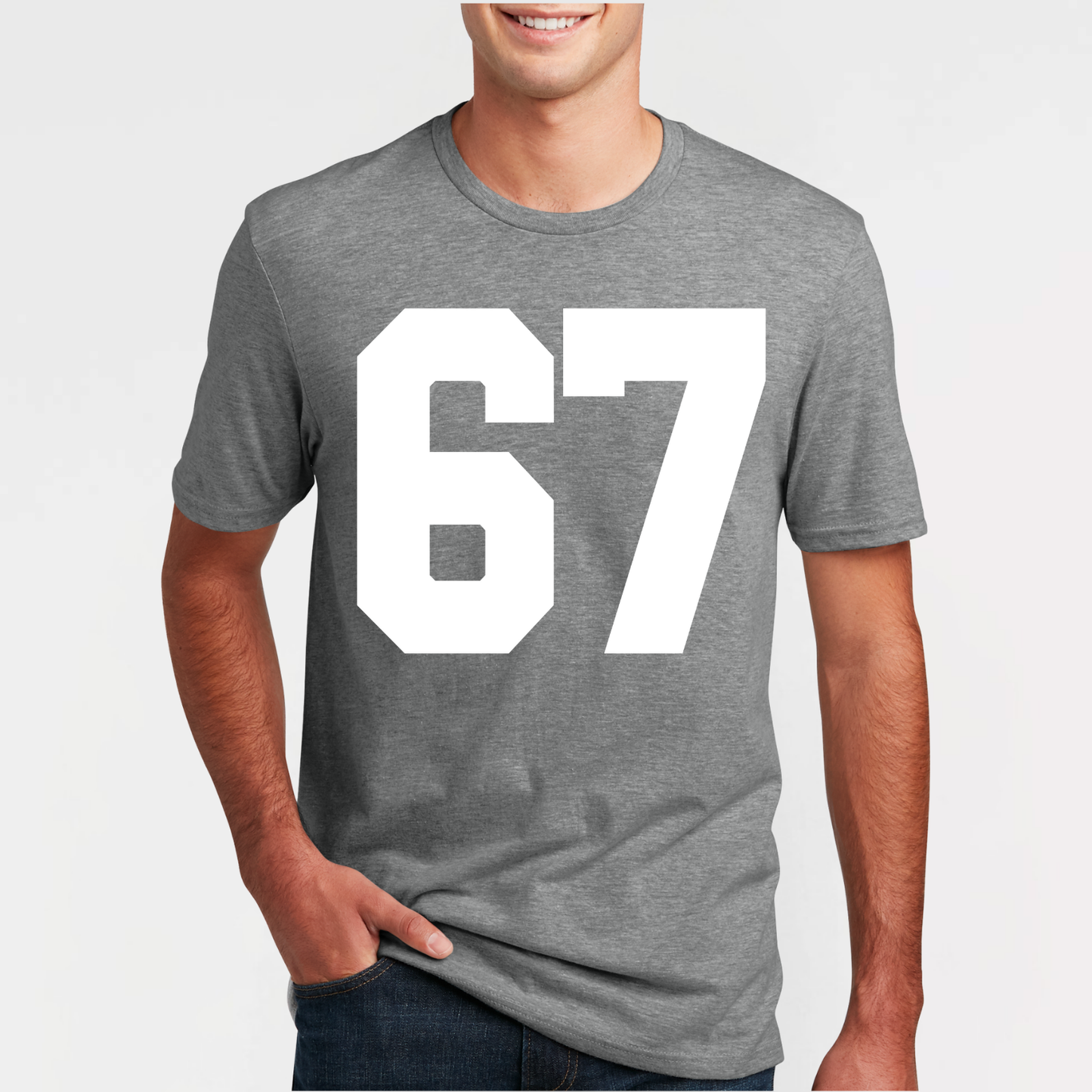 Lucky Number Blended T-Shirt