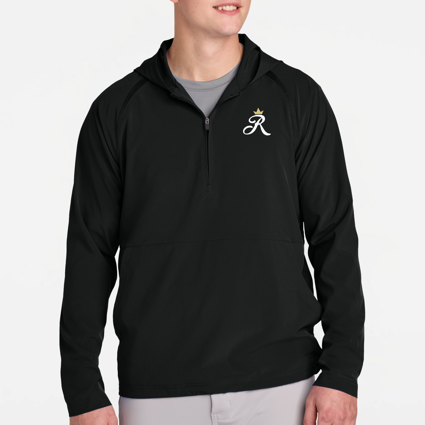TCR: Crown R, 1/2 Zip Hooded Jacket