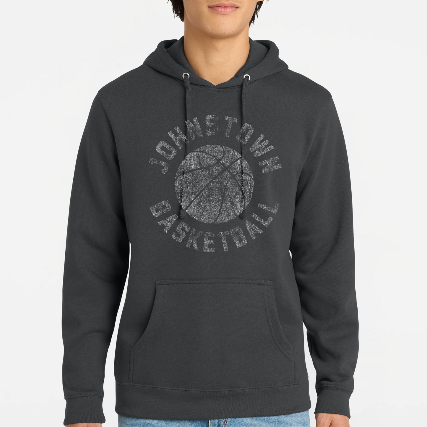 JYAA: Johnstown Basketball *distressed graphic* Hooded Sweatshirt