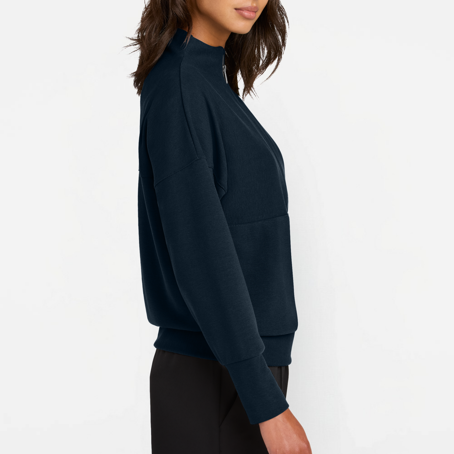 MORPC: Women's Textured Quarter Zip Pullover