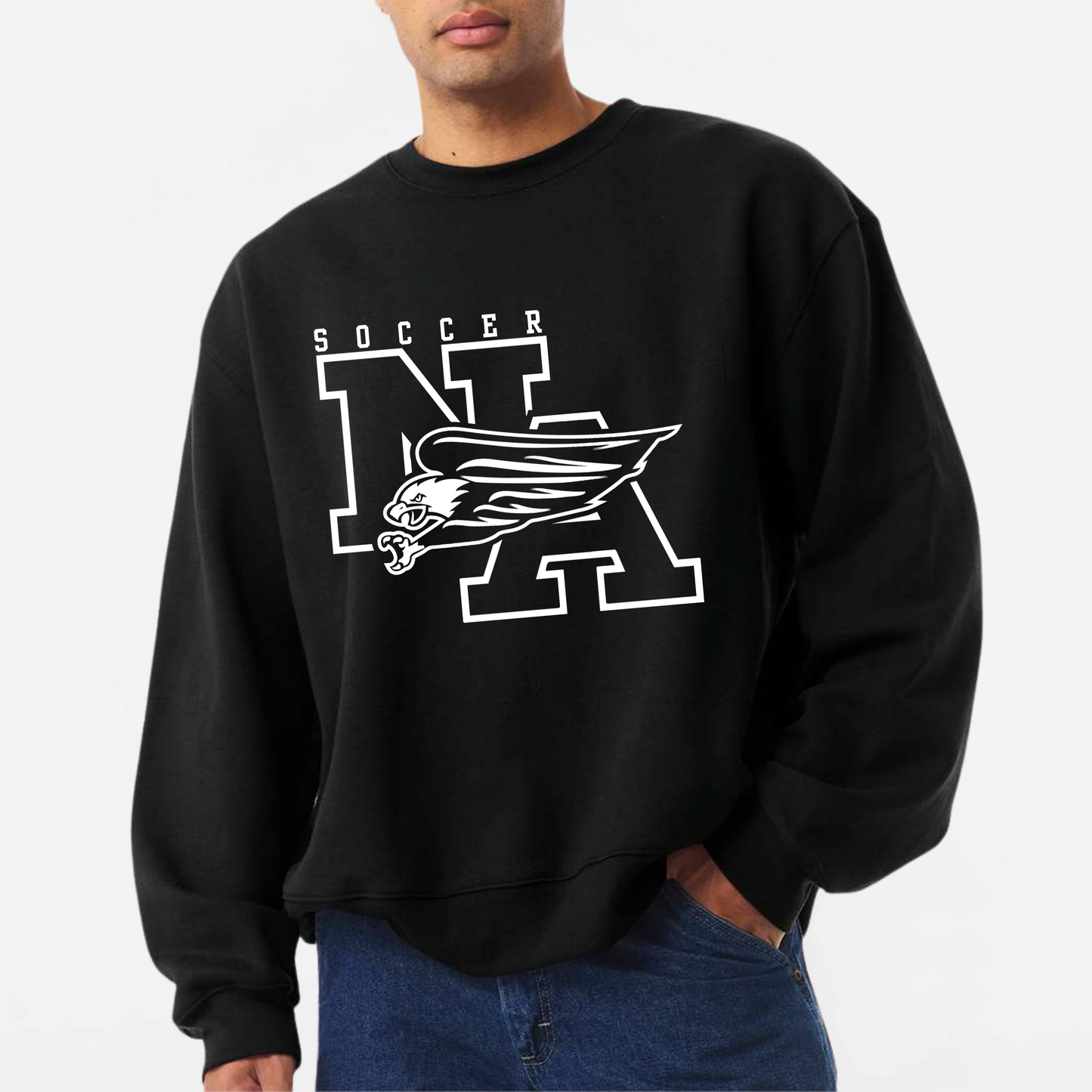 NAGS: NA Soccer, Heavyweight Crew Sweatshirt