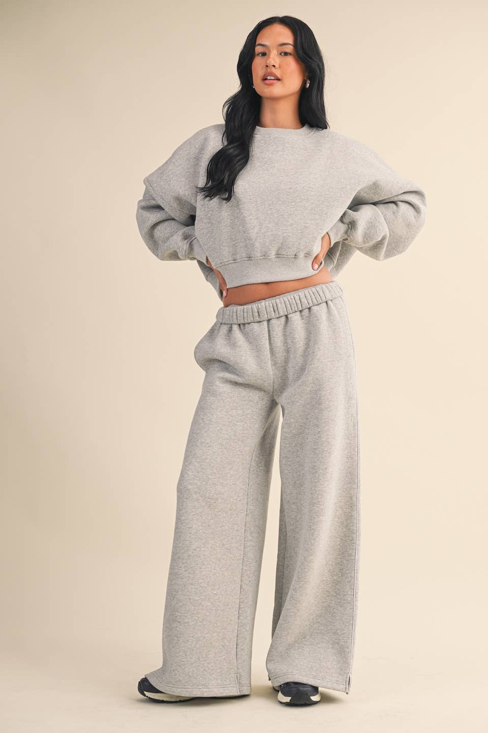 Cozy Fleece Oversized Crewneck Sweatshirt