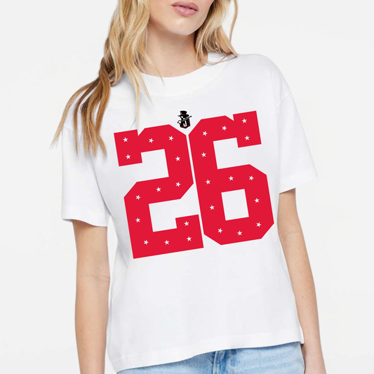 JYAA: Johnnies *custom* Star Number Relaxed Crew T-Shirt