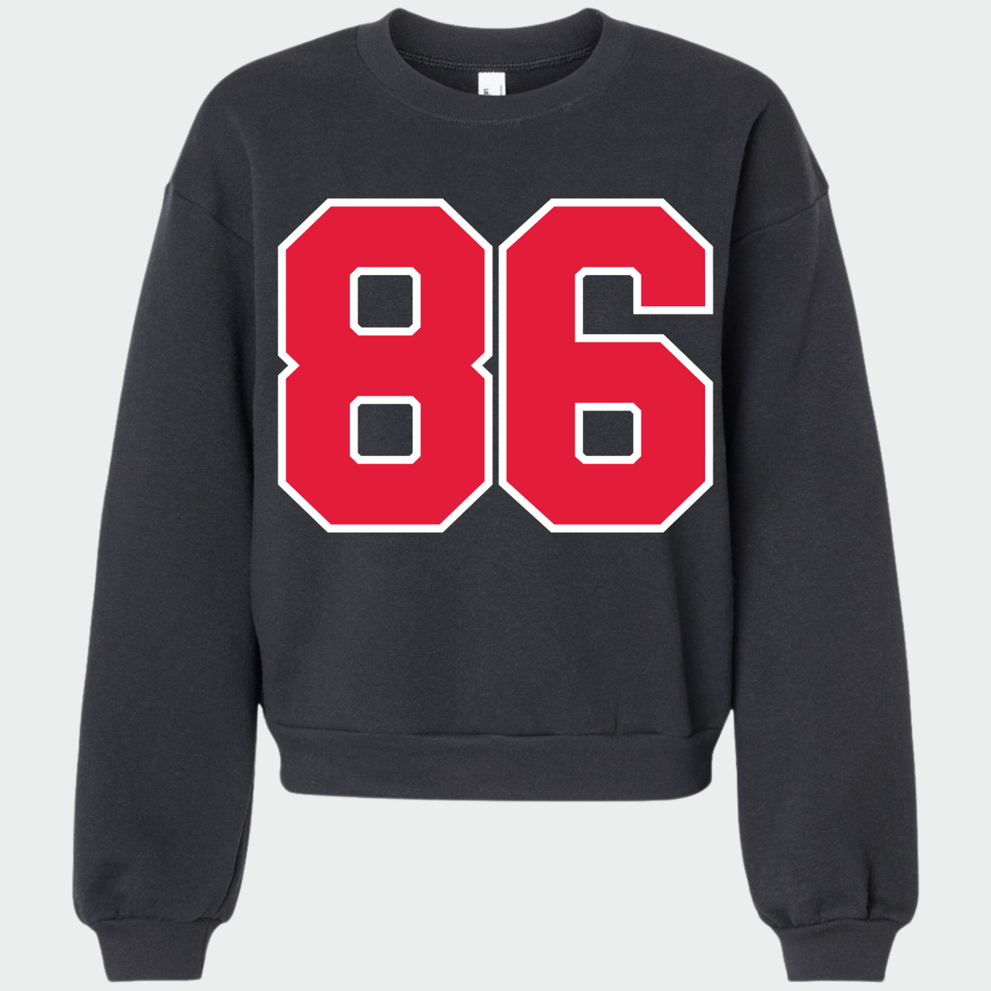 JYAA: Lucky Number Women's Reflex Fleece Crew Sweatshirt