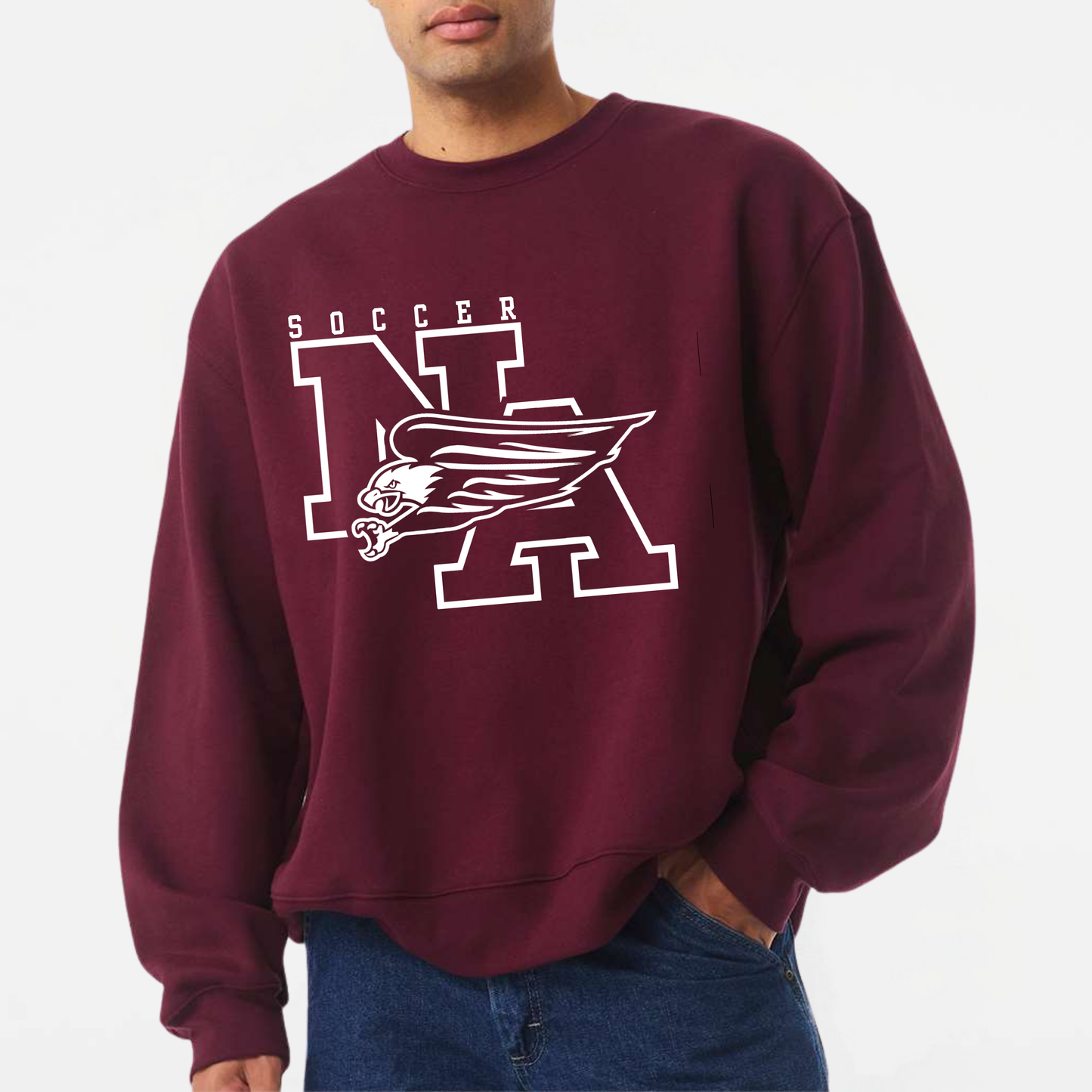 NAGS: NA Soccer, Heavyweight Crew Sweatshirt