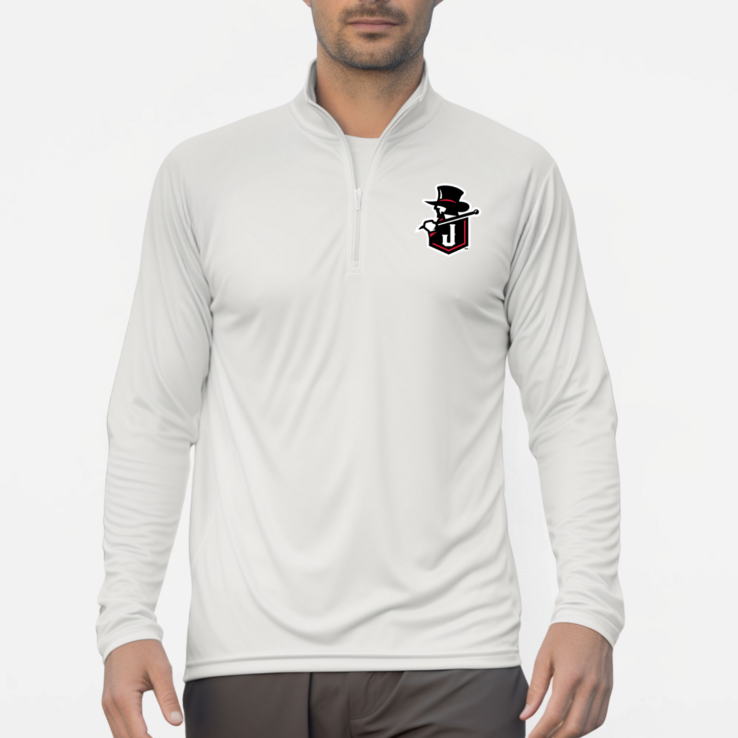 JTB: Johnnie Wicking Quarter Zip Long Sleeve Pullover