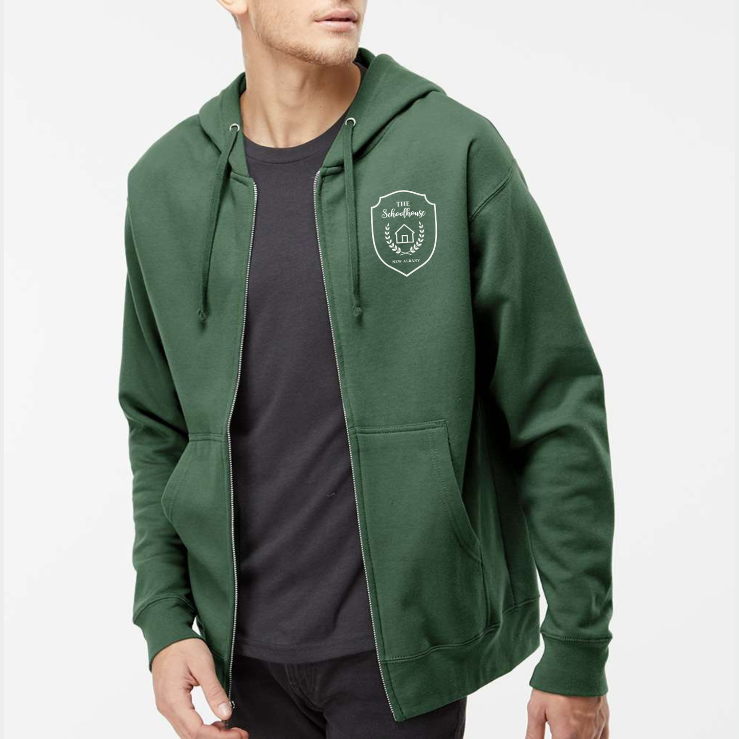 The Schoolhouse Logo Full Zip Sweatshirt