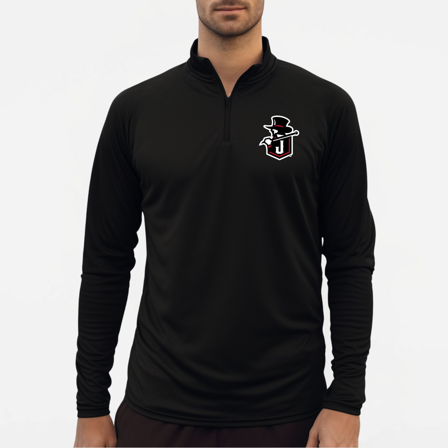 JTB: Johnnie Wicking Quarter Zip Long Sleeve Pullover