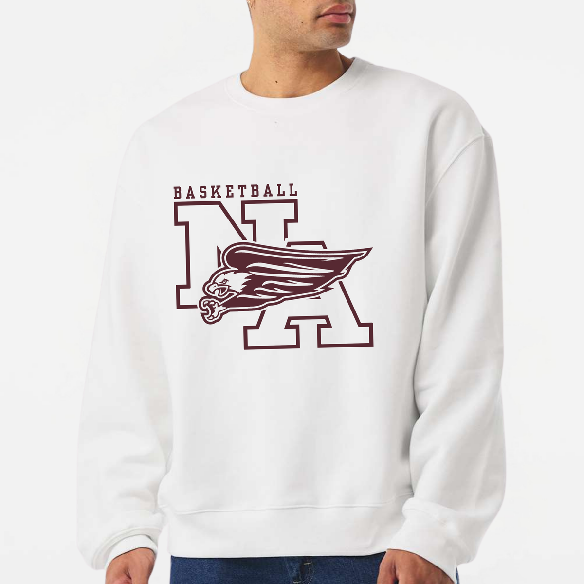 NAGTB: NA Basketball, Heavyweight Crew Sweatshirt
