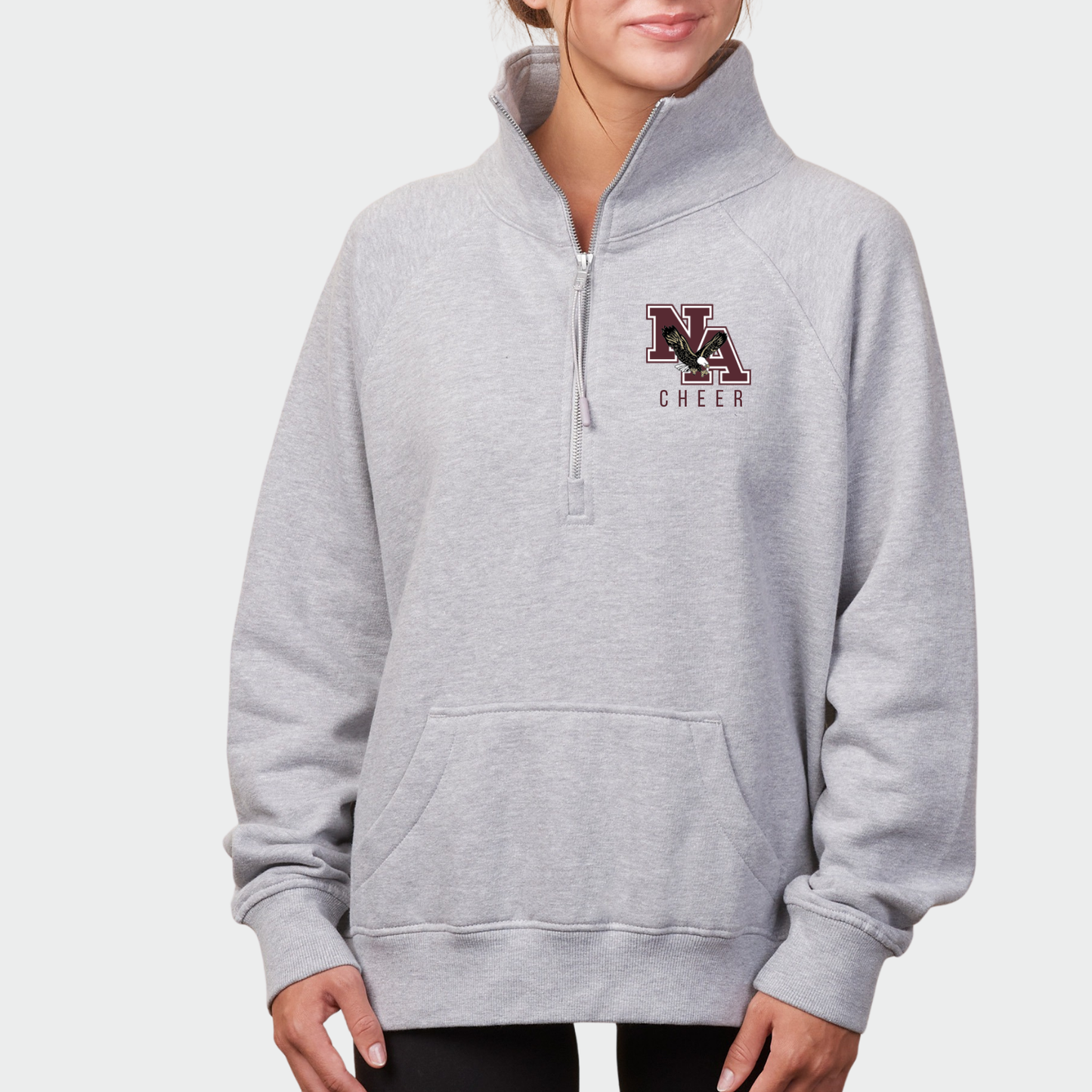 NAYCheer: Classic NA Boxy Half Zip Fleece