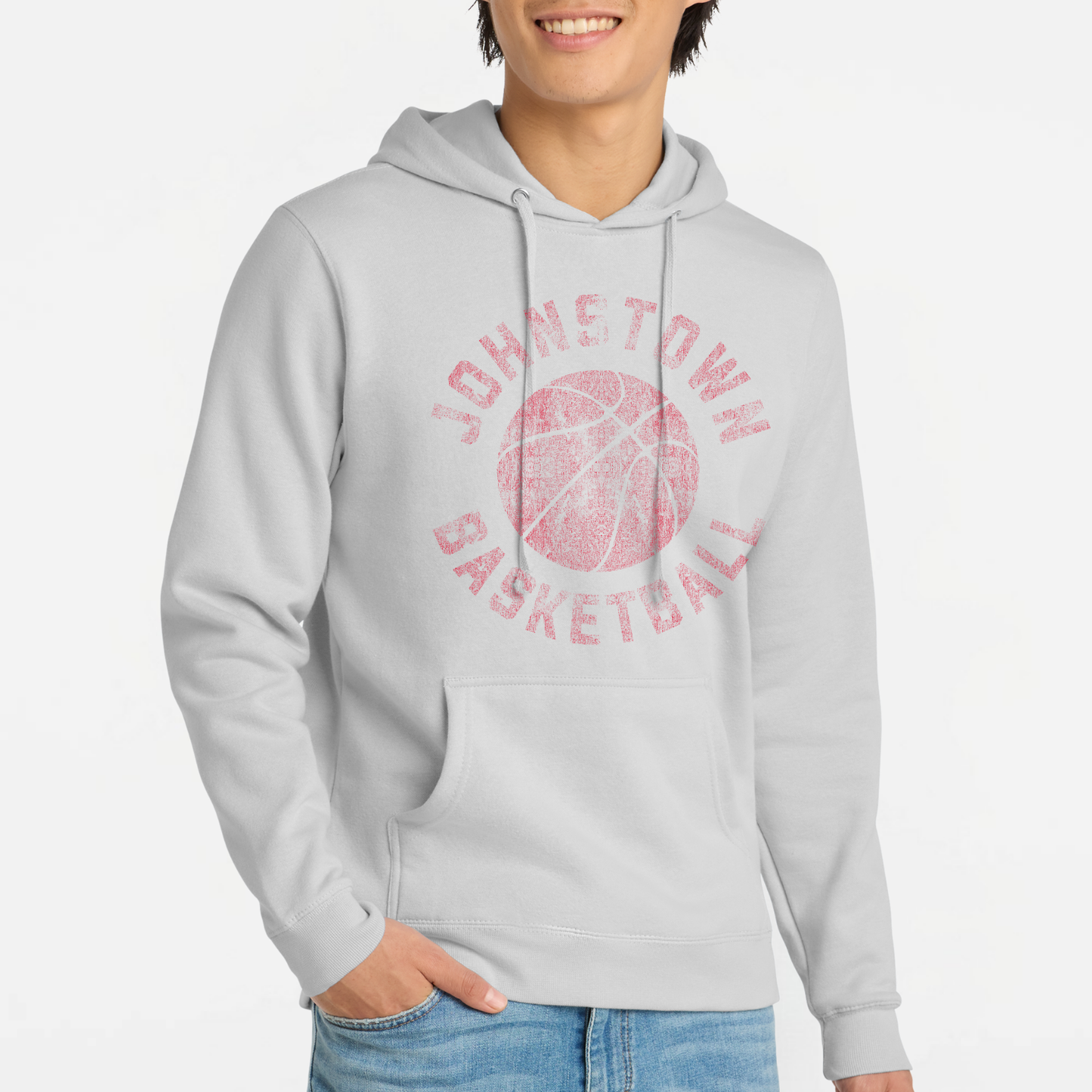JYAA: Johnstown Basketball *distressed graphic* Hooded Sweatshirt