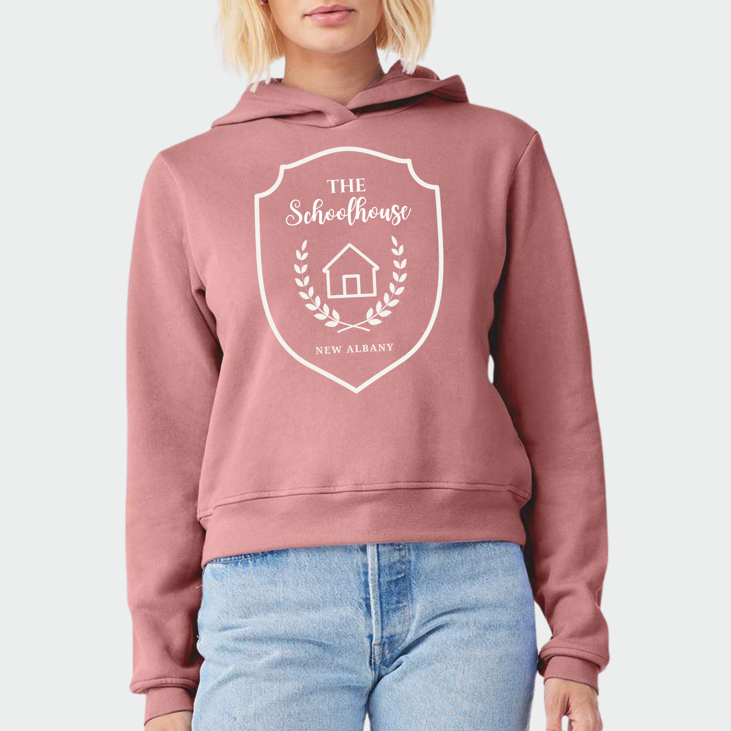 The Schoolhouse: Women's Hooded Sponge Fleece Sweatshirt