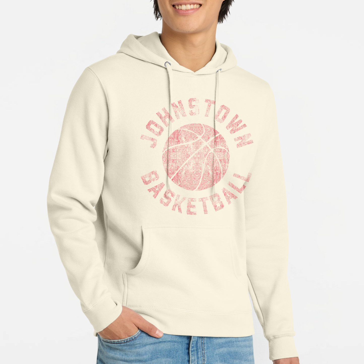JYAA: Johnstown Basketball *distressed graphic* Hooded Sweatshirt