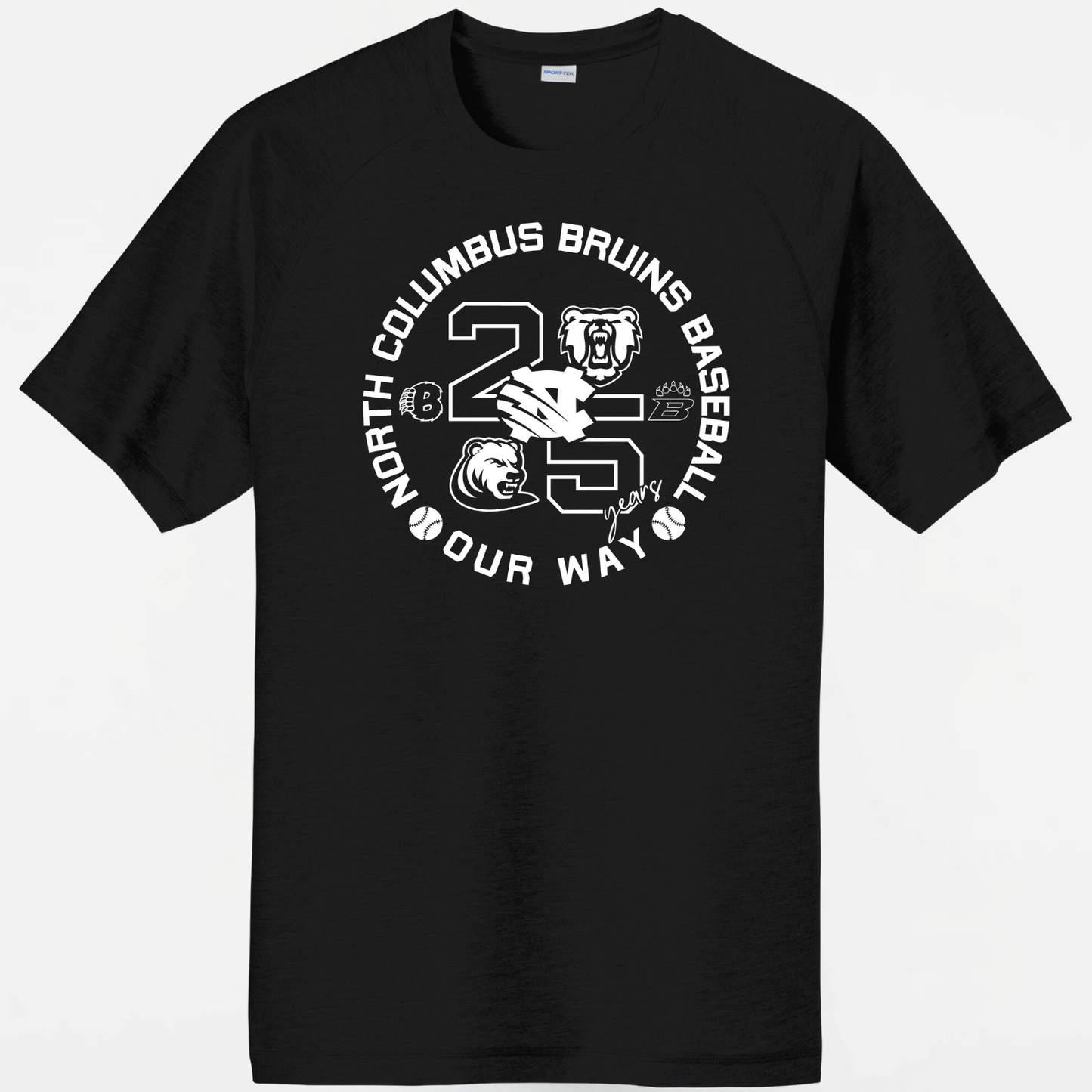 BRUINS: 25th Anniversary Raglan Triblend Tech T-Shirt