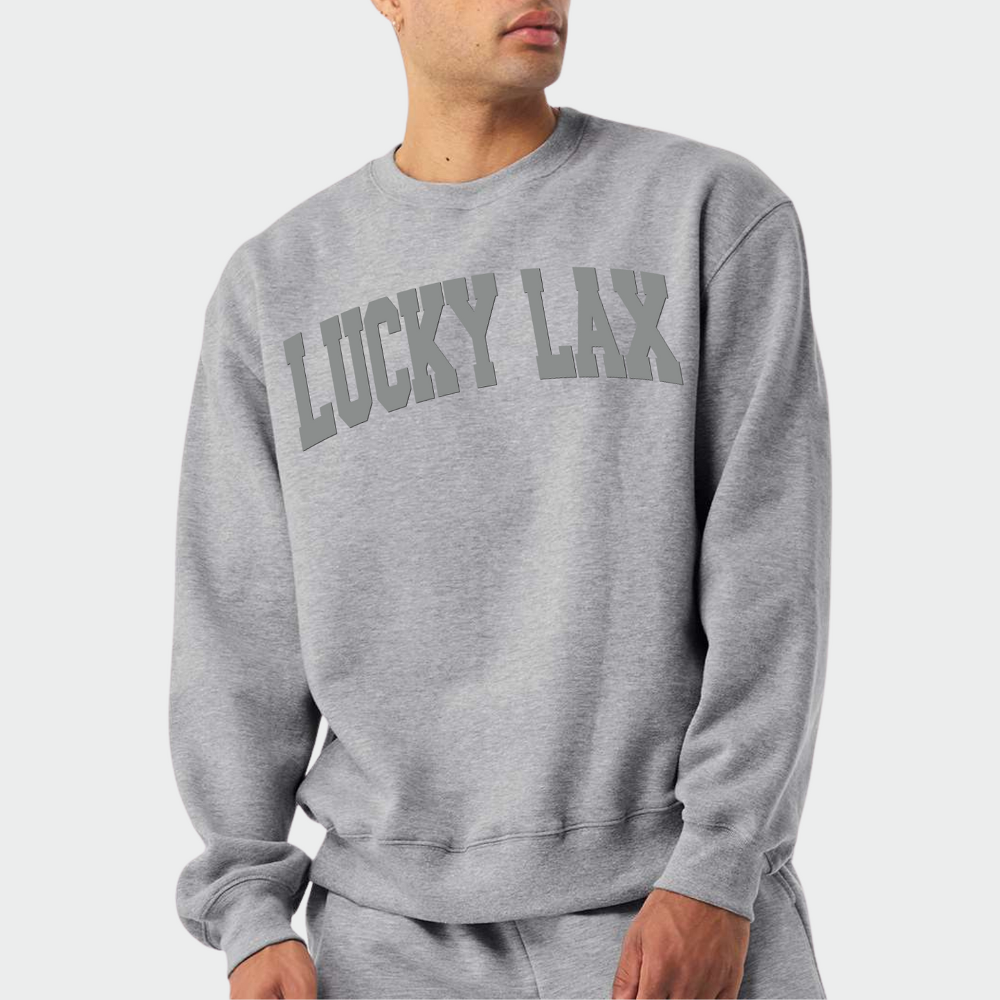 Lucky Lax: Heavyweight Crew Sweatshirt 3D Print