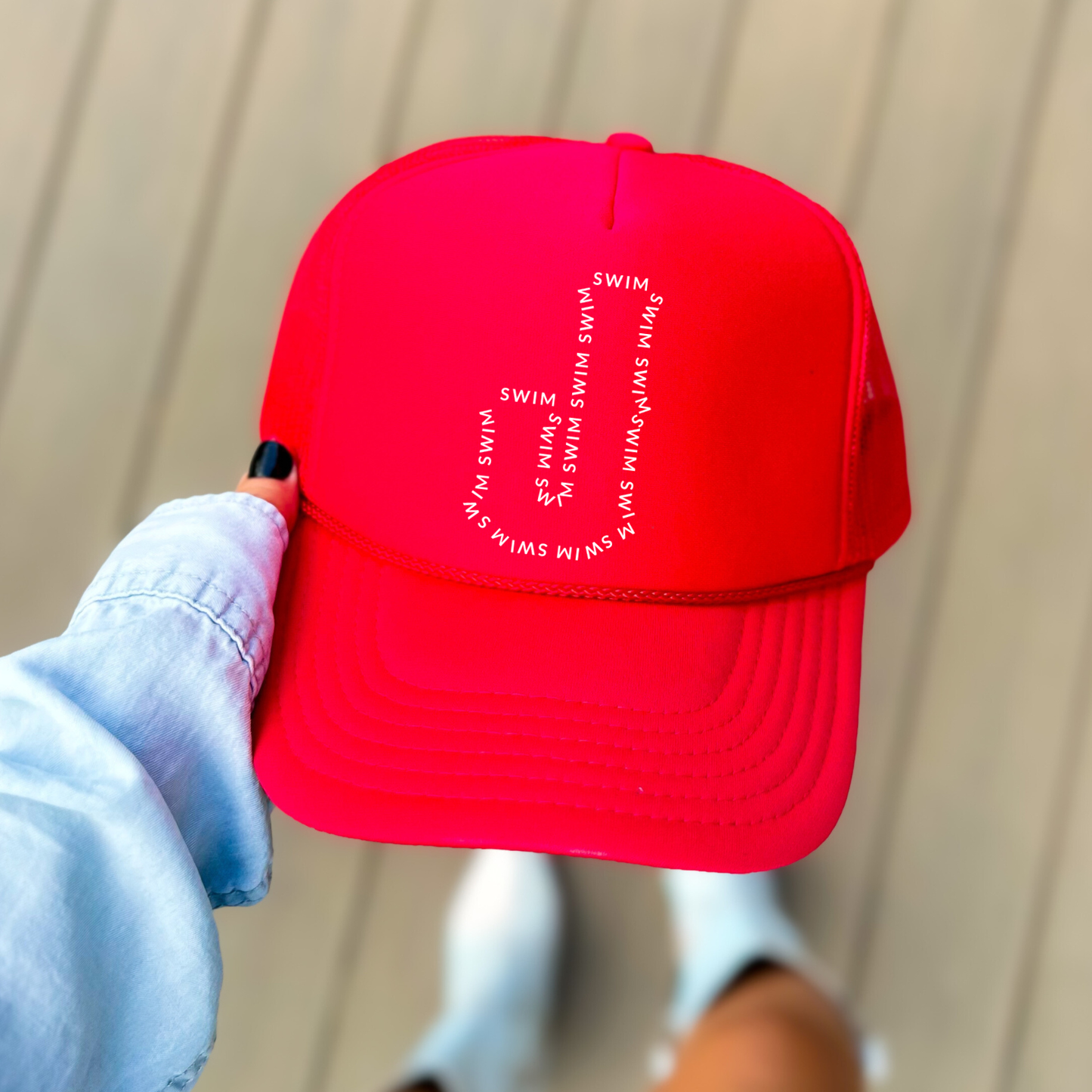 JS: Johnstown Swim Outline Foam Trucker Hat