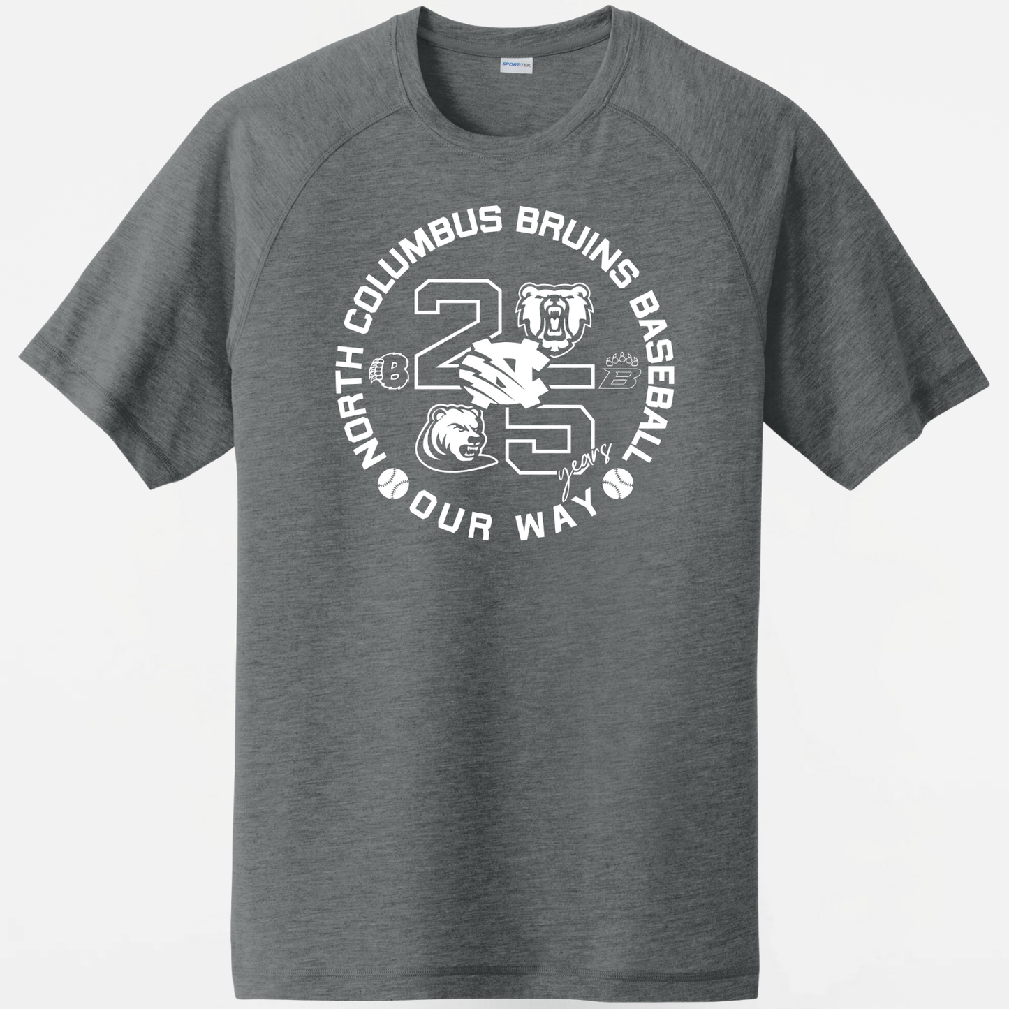 BRUINS: 25th Anniversary Raglan Triblend Tech T-Shirt