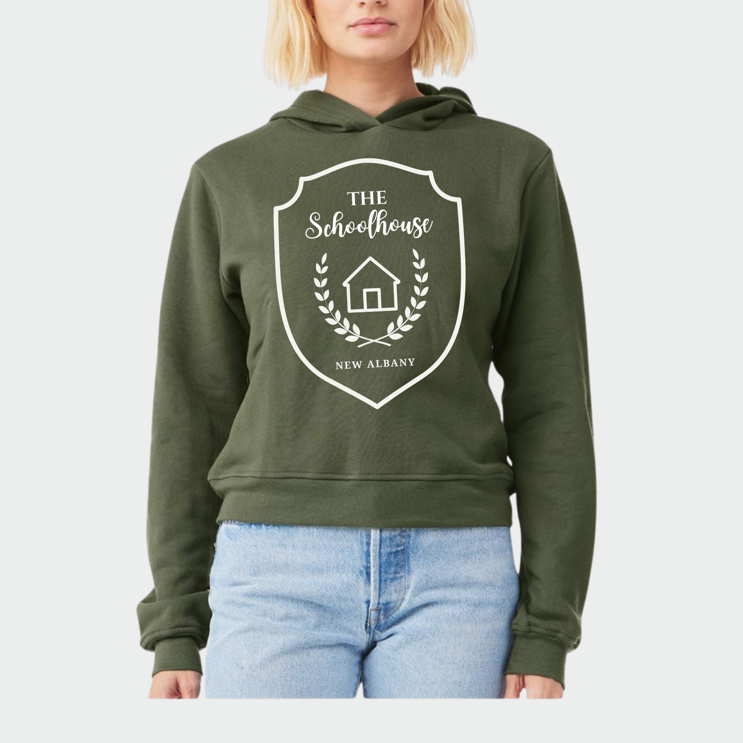 The Schoolhouse: Women's Hooded Sponge Fleece Sweatshirt