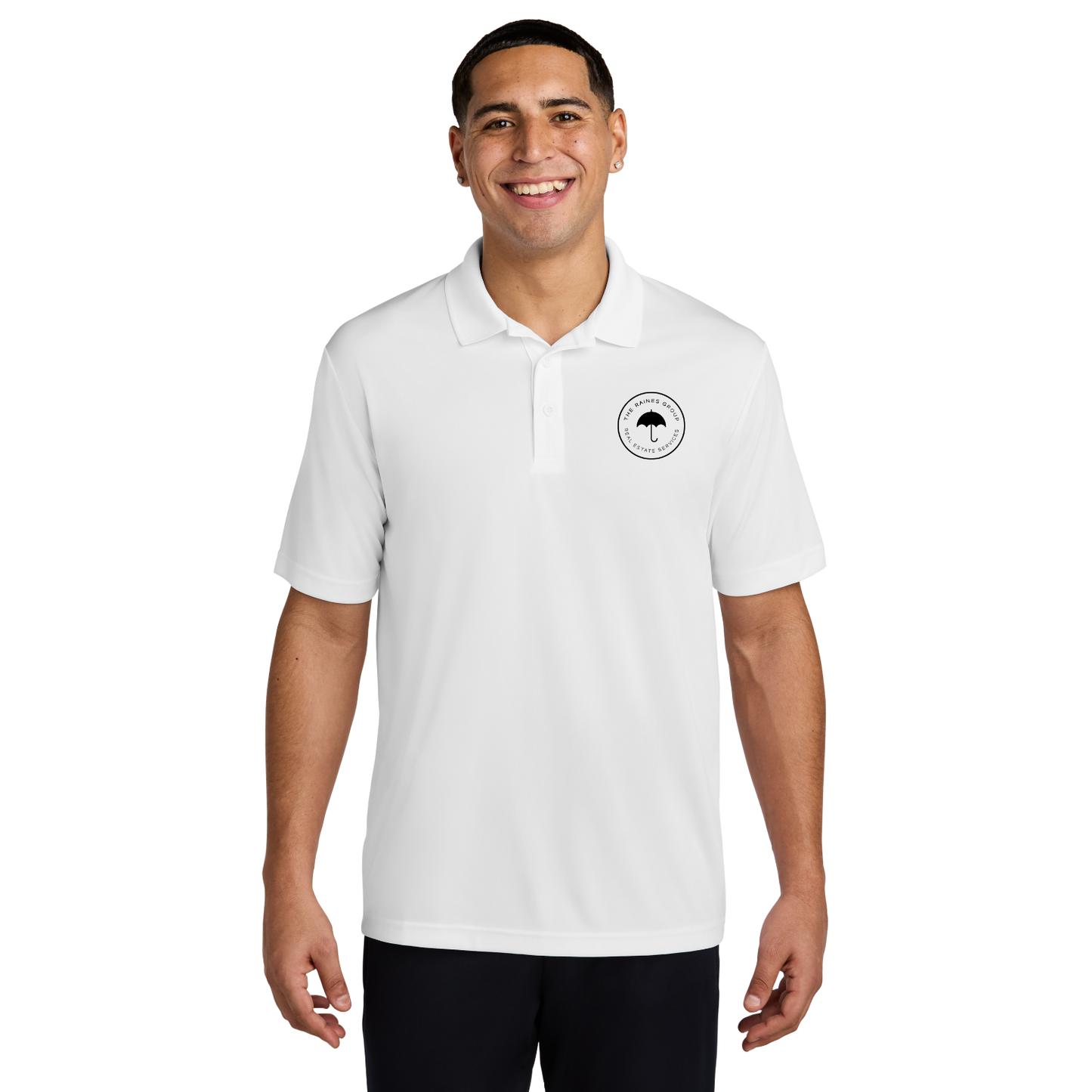 TRG: Tech Fabric Polo *Round Logo*