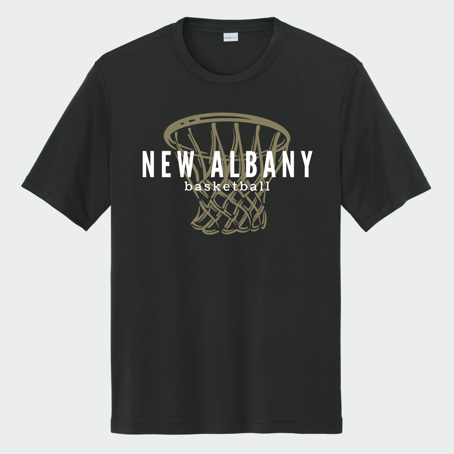 NAGTB: New Albany Basketball Net Tech T-Shirt