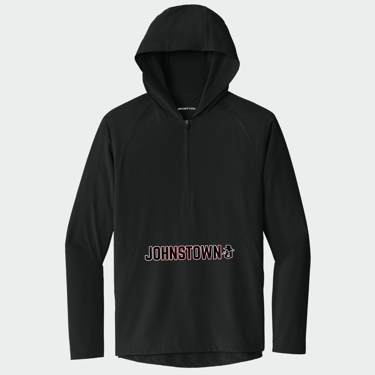 JYAA: Johnstown Johnnie Logo 1/2 Zip Hooded Jacket