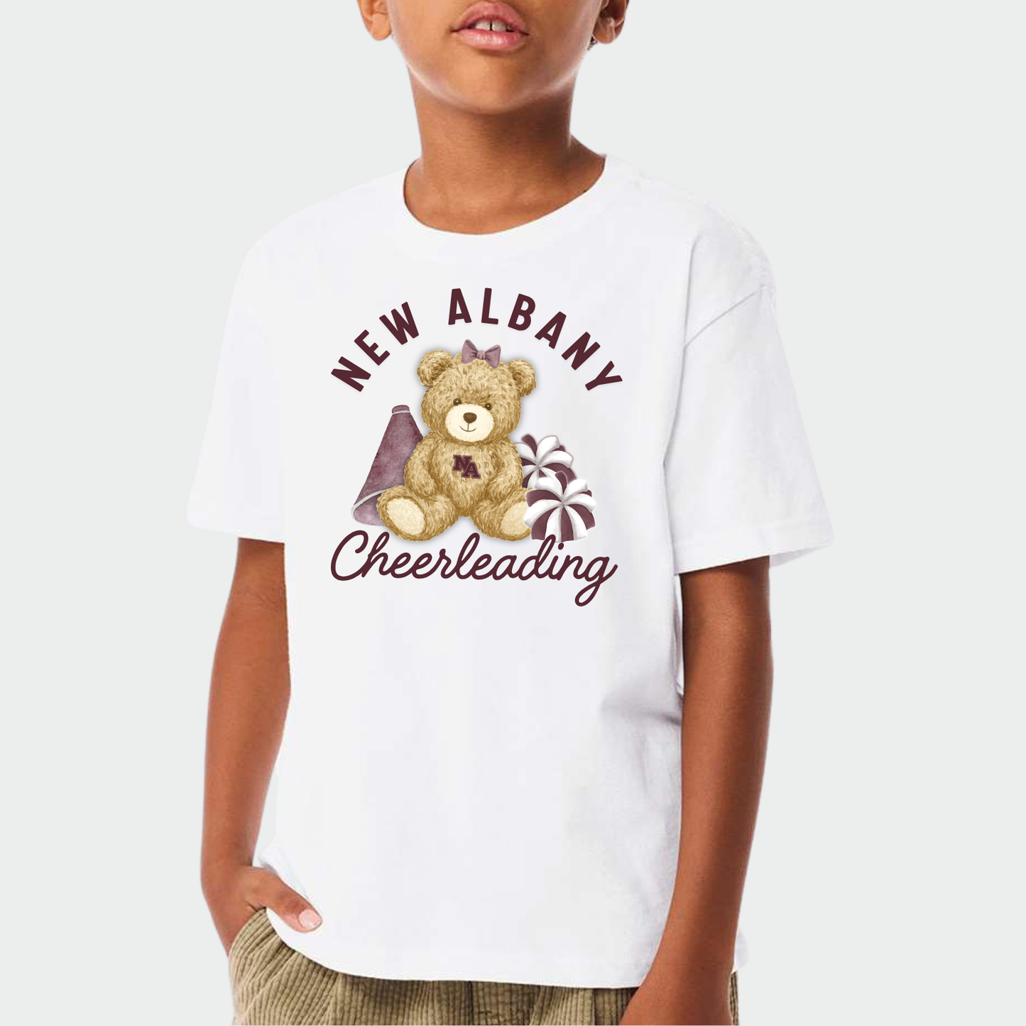 NAYCHEER: Teddy Bear Heavyweight T-Shirt