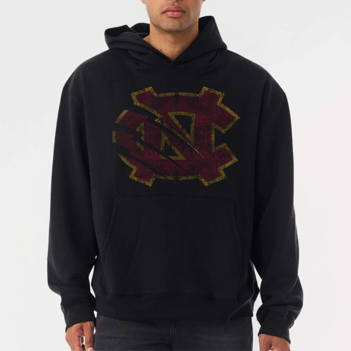 BRUINS: Extremely Distressed NC Heavyweight Hoodie