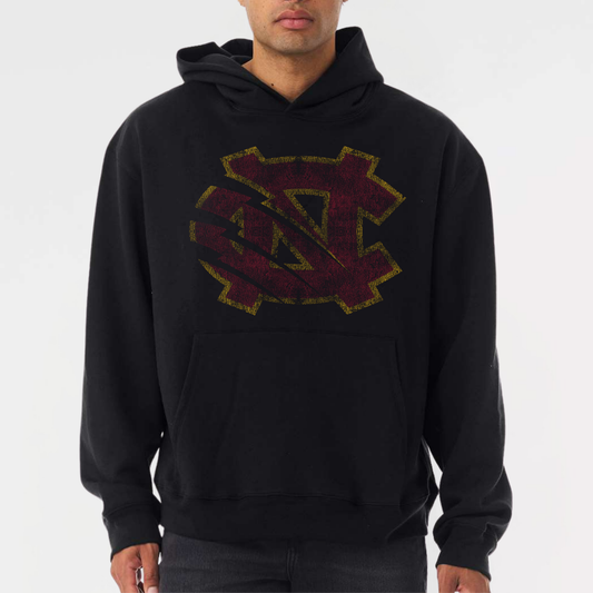 BRUINS: Extremely Distressed NC Heavyweight Hoodie