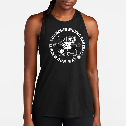 BRUINS: 25th Anniversary Women's Triblend Tech Tank Top
