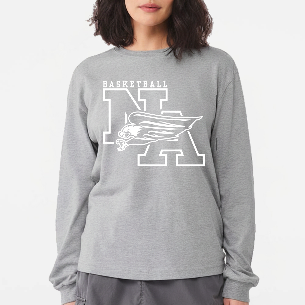 NAGTB: NA Basketball, Heavyweight Long Sleeve Tee