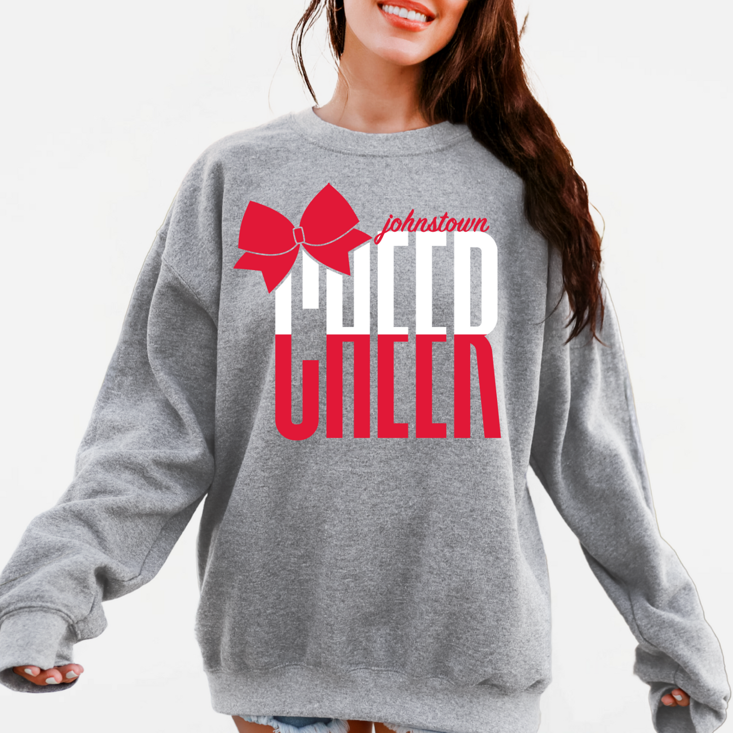 JYAA: Cheer Bow Crew Sweatshirt