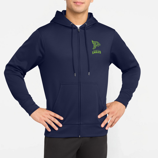 Powell Eagles: Full Zip Tech Hooded Sweatshirt