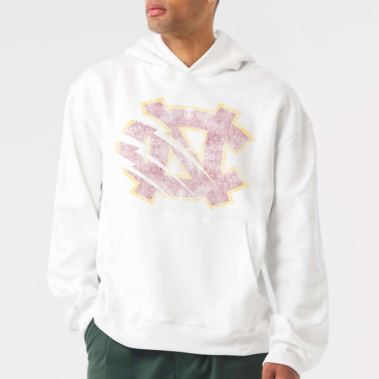 BRUINS: Extremely Distressed NC Heavyweight Hoodie