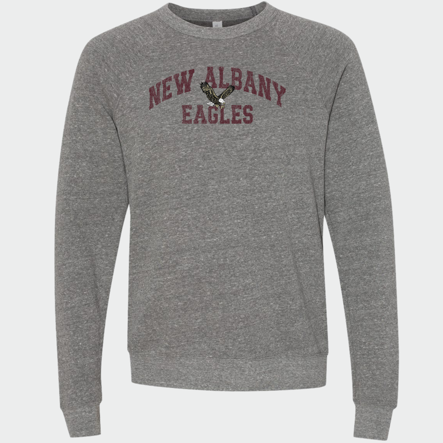 NAPTO: New Albany Eagles *Distressed Print* Sponge Fleece Sweatshirt