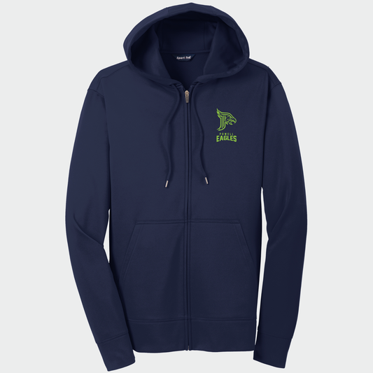 Powell Eagles: Full Zip Tech Hooded Sweatshirt