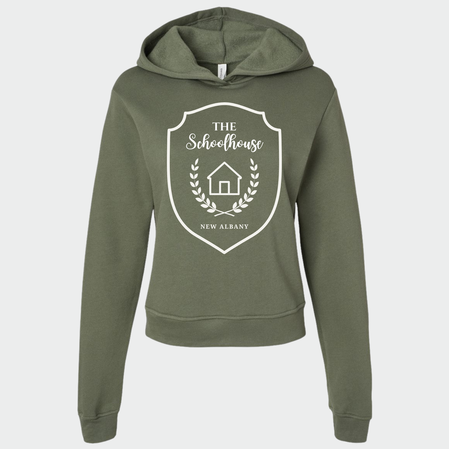 The Schoolhouse: Women's Hooded Sponge Fleece Sweatshirt