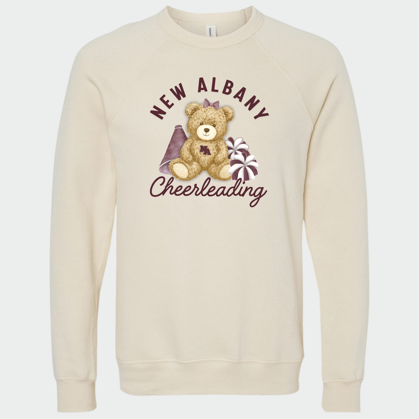 NAYCHEER: Classic Logo Sponge Fleece Crew Sweatshirt