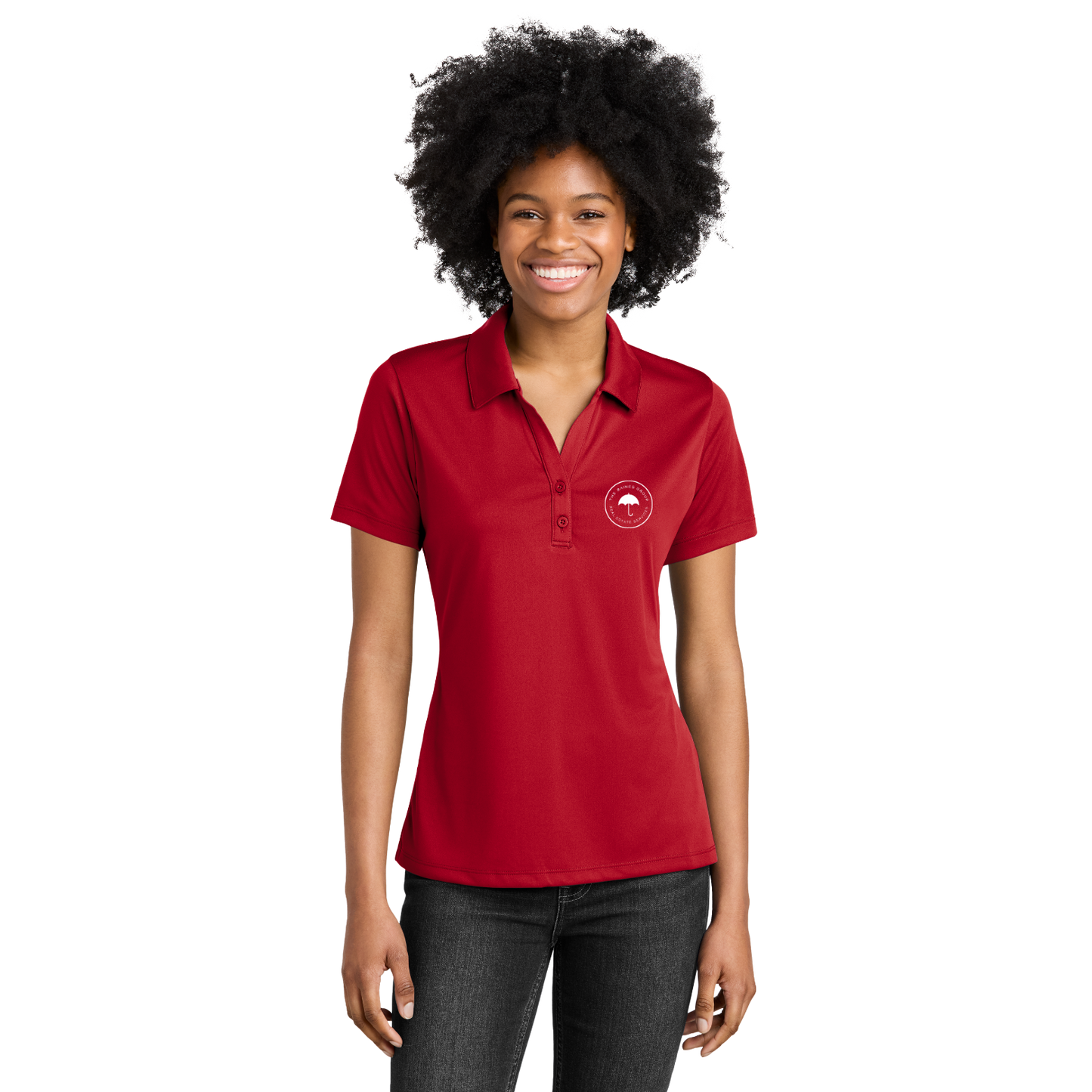 TRG: Tech Fabric Polo *Round Logo*