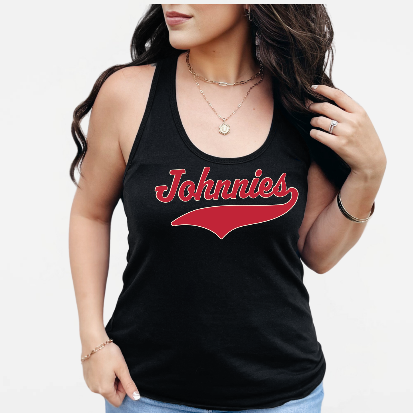 JTB: Johnnies Swash Women's Racerback Tank Top