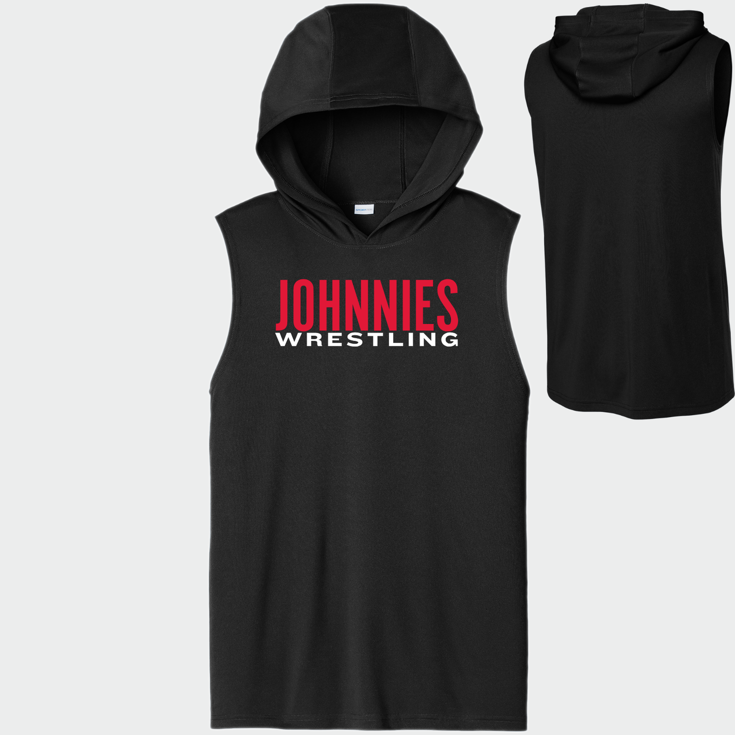 JYAA: Johnnies Wrestling Sleeveless Hooded Tech T-Shirt