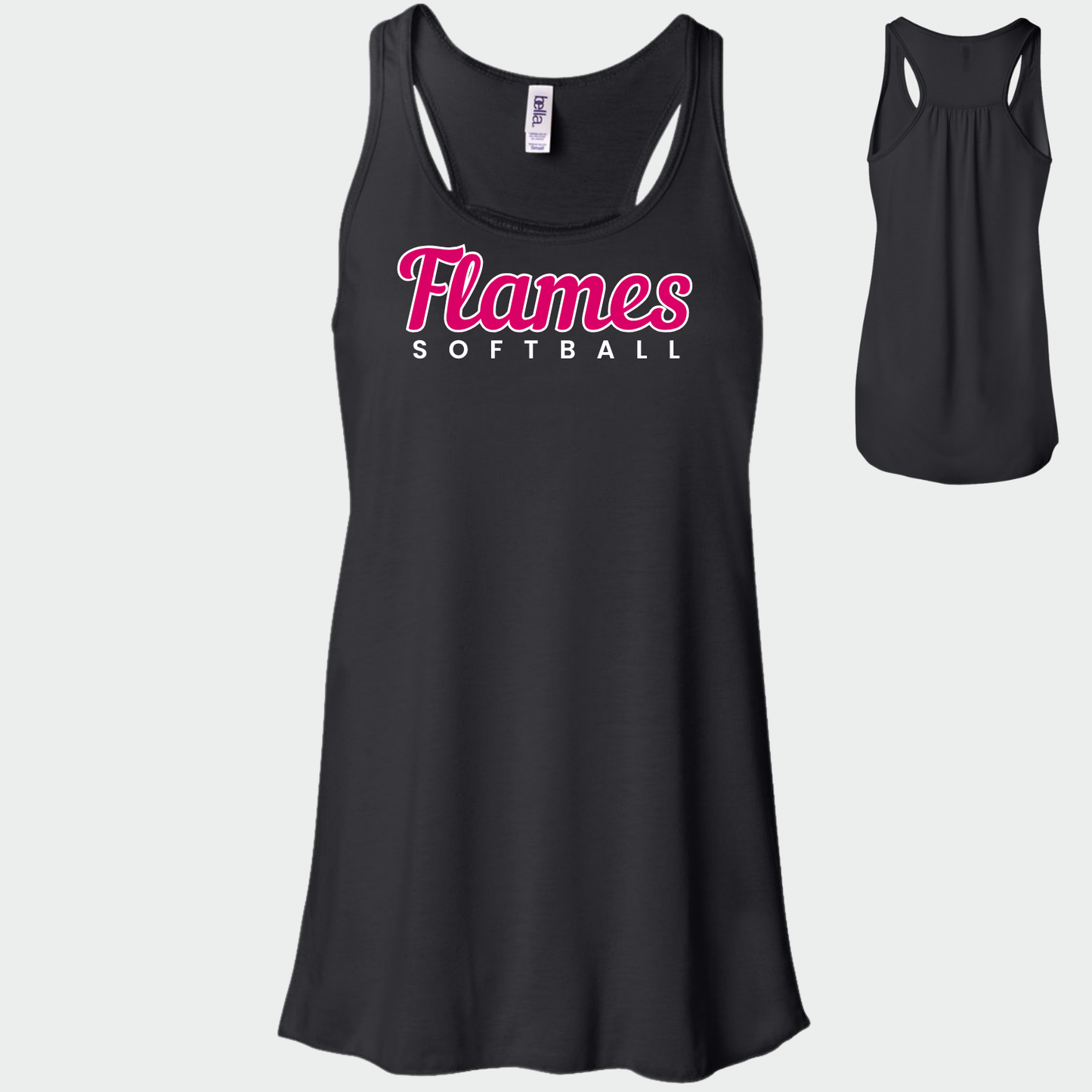 Flames Softball: Women's Flowy Tank Top