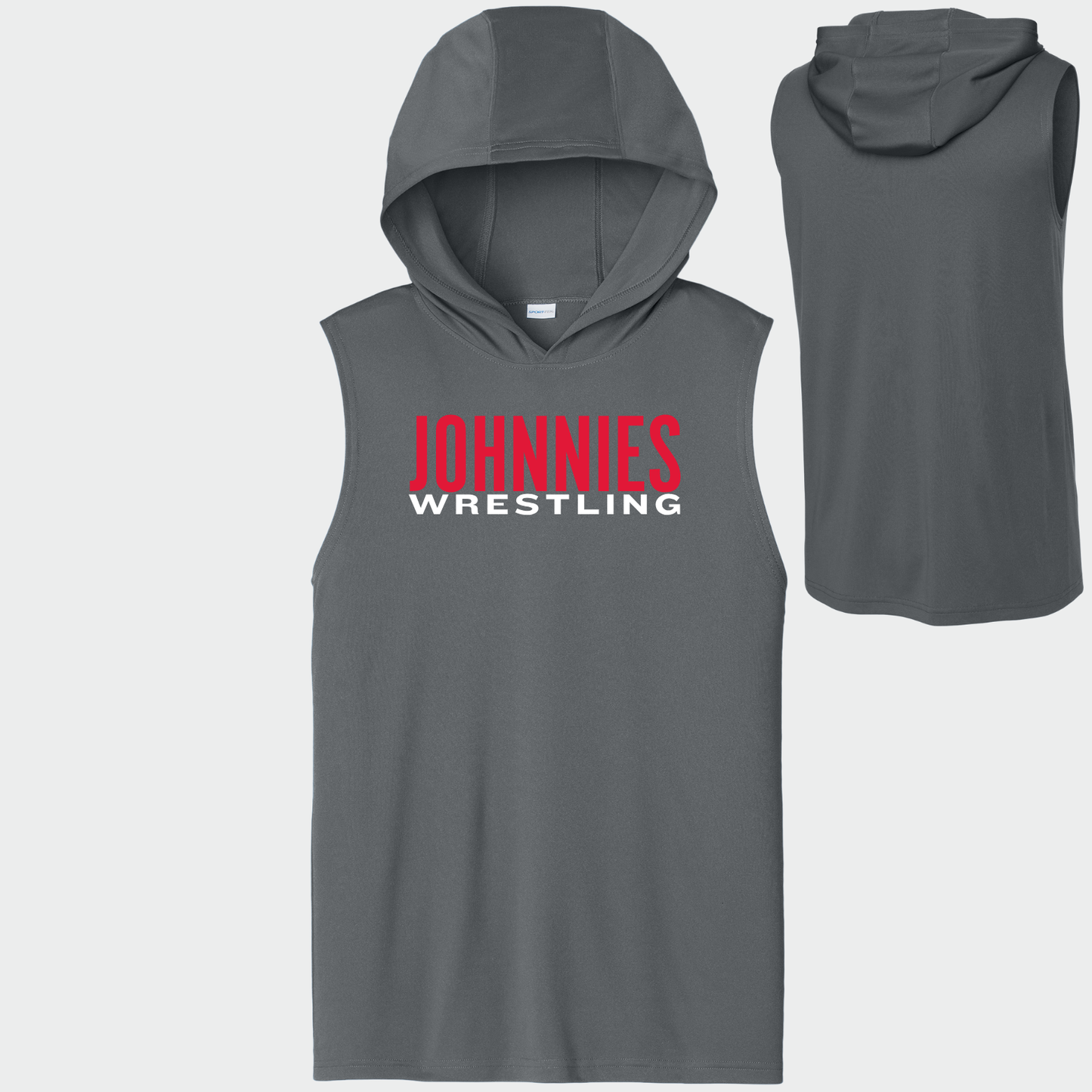 JYAA: Johnnies Wrestling Sleeveless Hooded Tech T-Shirt